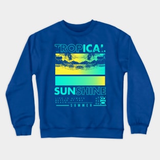 Tropical beach Crewneck Sweatshirt